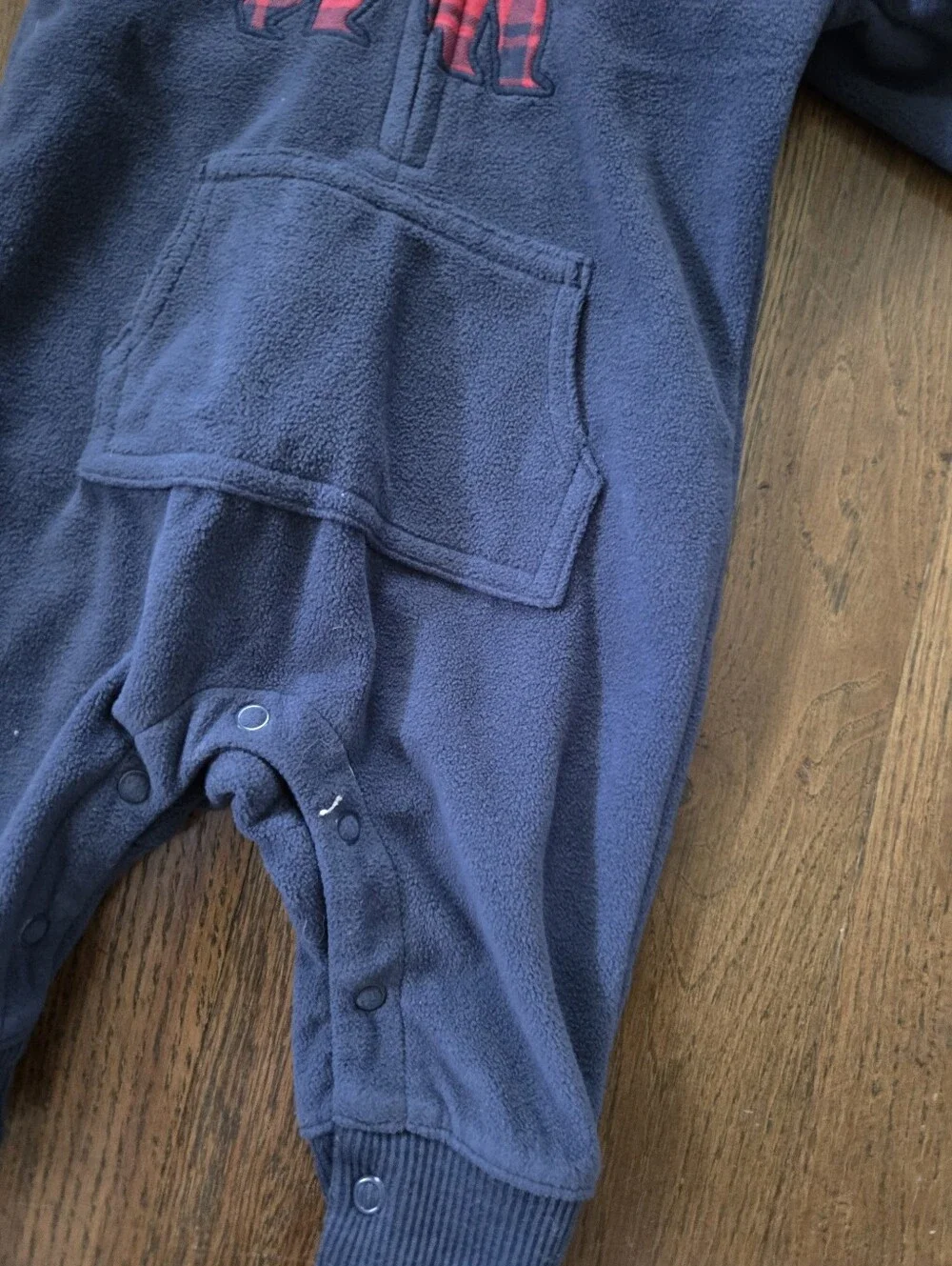 Carters Boys 3M Fleece Bear Romper